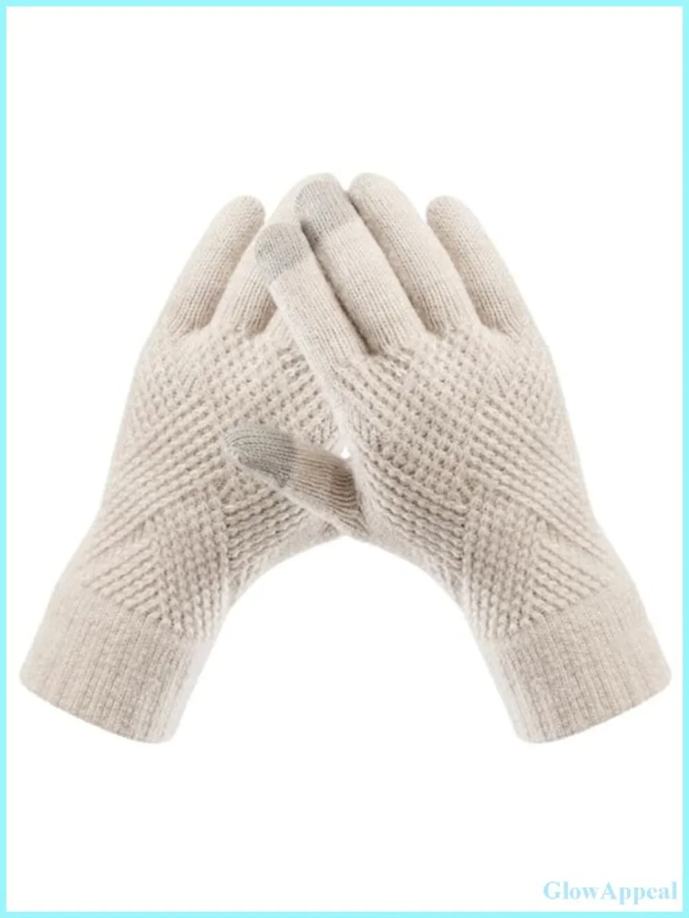 Women's Winter Touchscreen Knit Gloves Fleece Lined